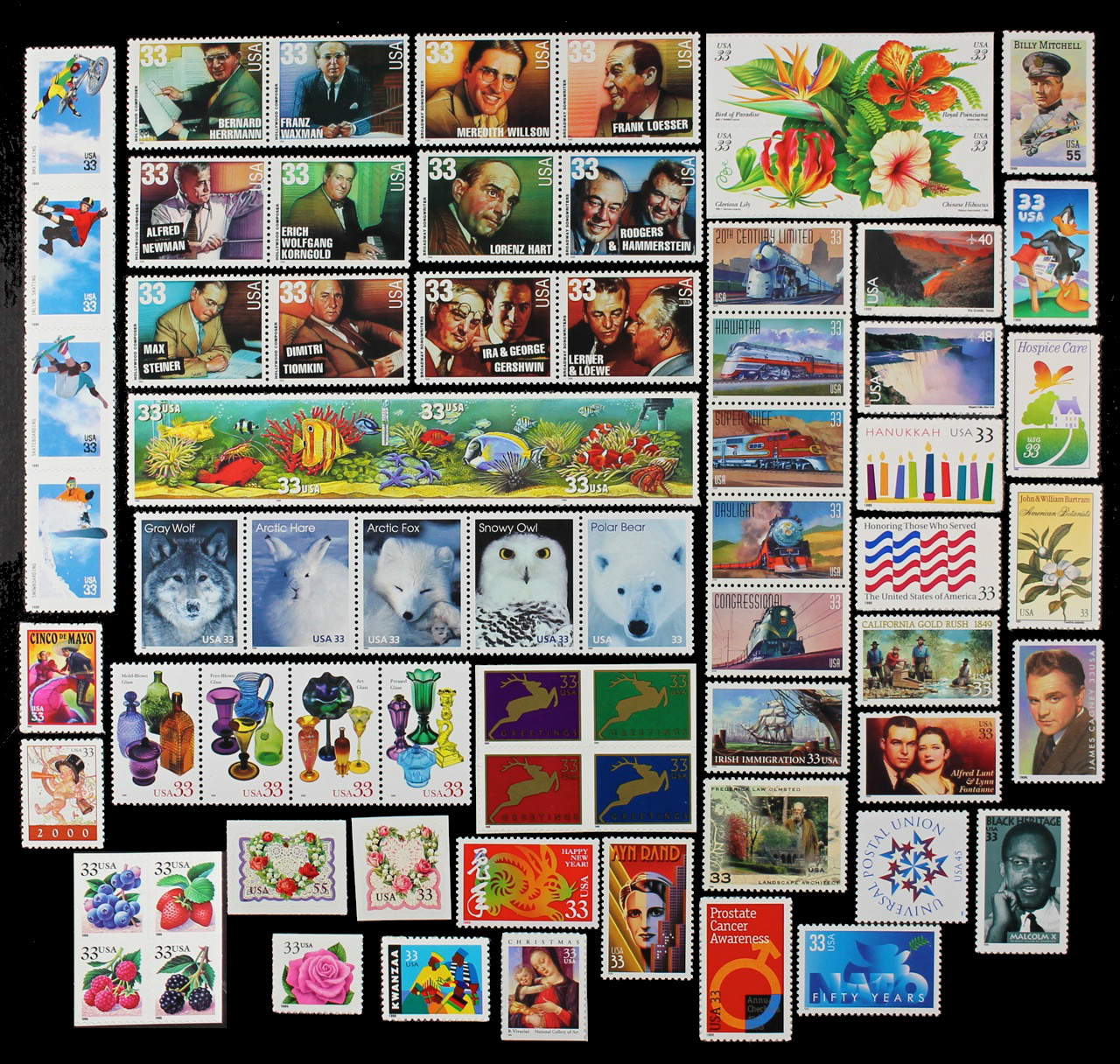 US 1999 Commemorative Year Set collection made up of 72 stamps Mint NH eBay